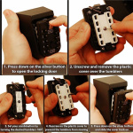 Säker nyckelgömma med kodlås