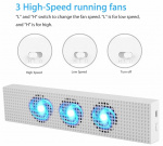 Kylfläkt till Xbox One S, Vit