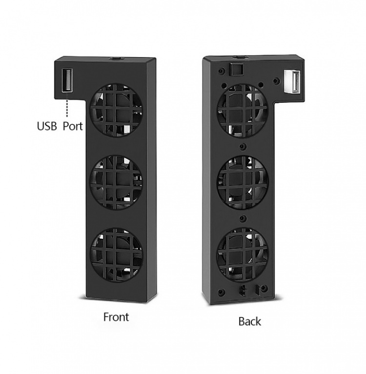 Extern Kylfläkt till Xbox One X, Svart Extern Kylfläkt till Xbox One X, Svart