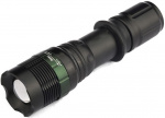 Liten ficklampa, 380lm, Svart