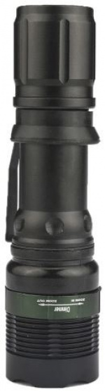 Liten ficklampa, 380lm, Svart