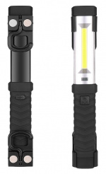 LED Arbetsbelysning, uppladdningsbar med magnet och krok