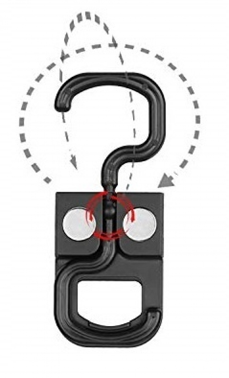 LED Arbetsbelysning, uppladdningsbar med magnet och krok