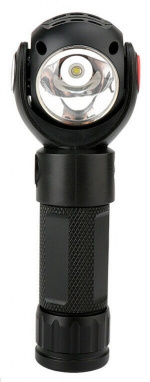 Laddningsbar T6 + COB LED 360 ° roterande ficklampa med magnet