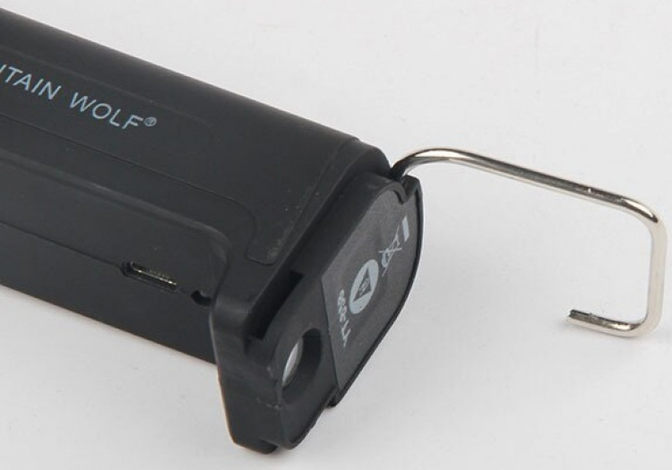 Uppladdningsbar Ficklampa 2000mAh, Svart Uppladdningsbar Ficklampa 2000mAh, Svart