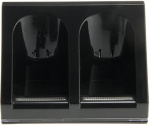 Wii Docka + 2x batteri till Nintendo Wii/Wii U-kontroll, Svart Wii Docka + 2x batteri till Nintendo Wii/Wii U-kontroll, Svart