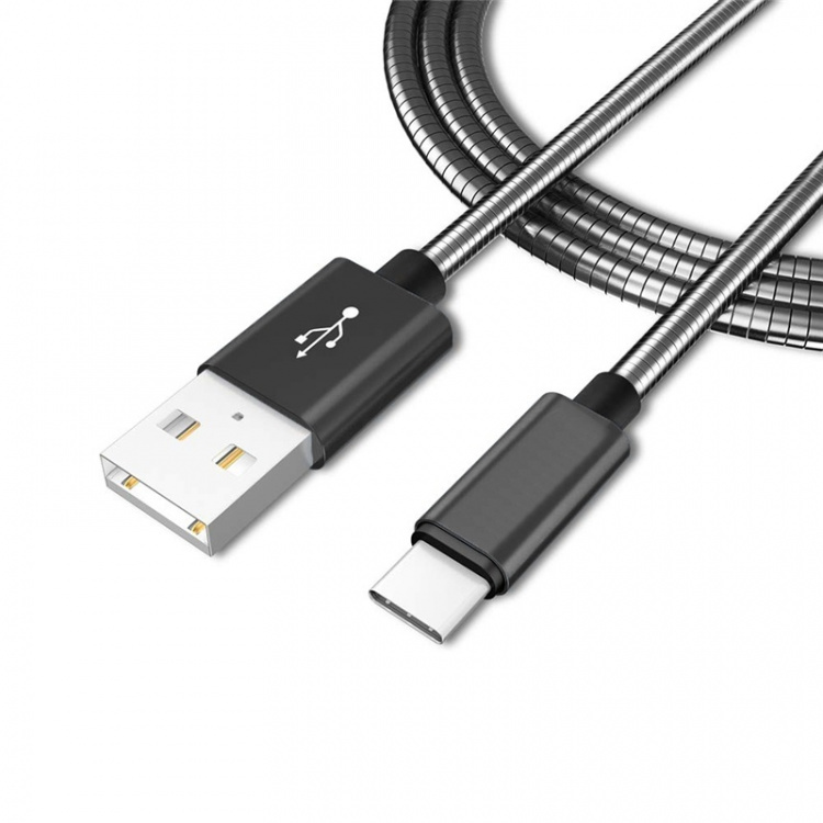 NORDIQZENZ USB-C kabel, Silver, 1m