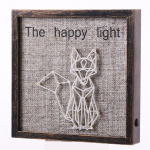 The Happy Light, Tavla med LED-belysning, Räv The Happy Light, Tavla med LED-belysning, Räv
