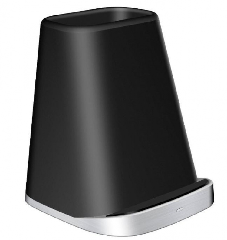 Platsbesparande pennställ med trådlös Qi-laddning Platsbesparande pennställ med trådlös Qi-laddning