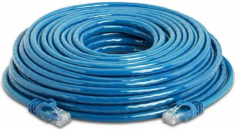 1 pièce Câble dordinateur Cat.6 LAN Ethernet Gigabit Cat 6 Câble de raccordement réseau 1000 Mbit s Prise RJ45 Câble réseau Cat6 25m Blanc 