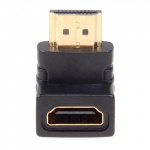 NORDIQZENZ Adapter HDMI hona till vinklad HDMI hane