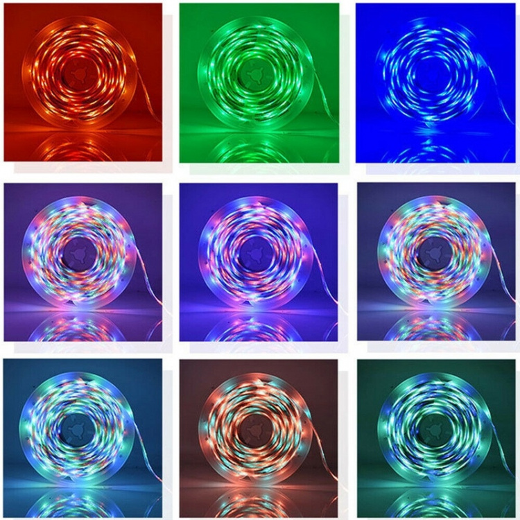 3528 RGB LED-strip med fjärrkontroll, 5m 3528 RGB LED-strip med fjärrkontroll, 5m