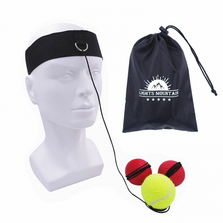 Pannbandsboxning Reflexboll - Träna dina reflexer, 3 bollar