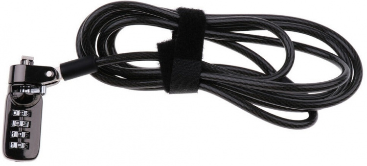 Universalt datorlås med kodlås, 1,9m Universalt datorlås med kodlås, 1,9m