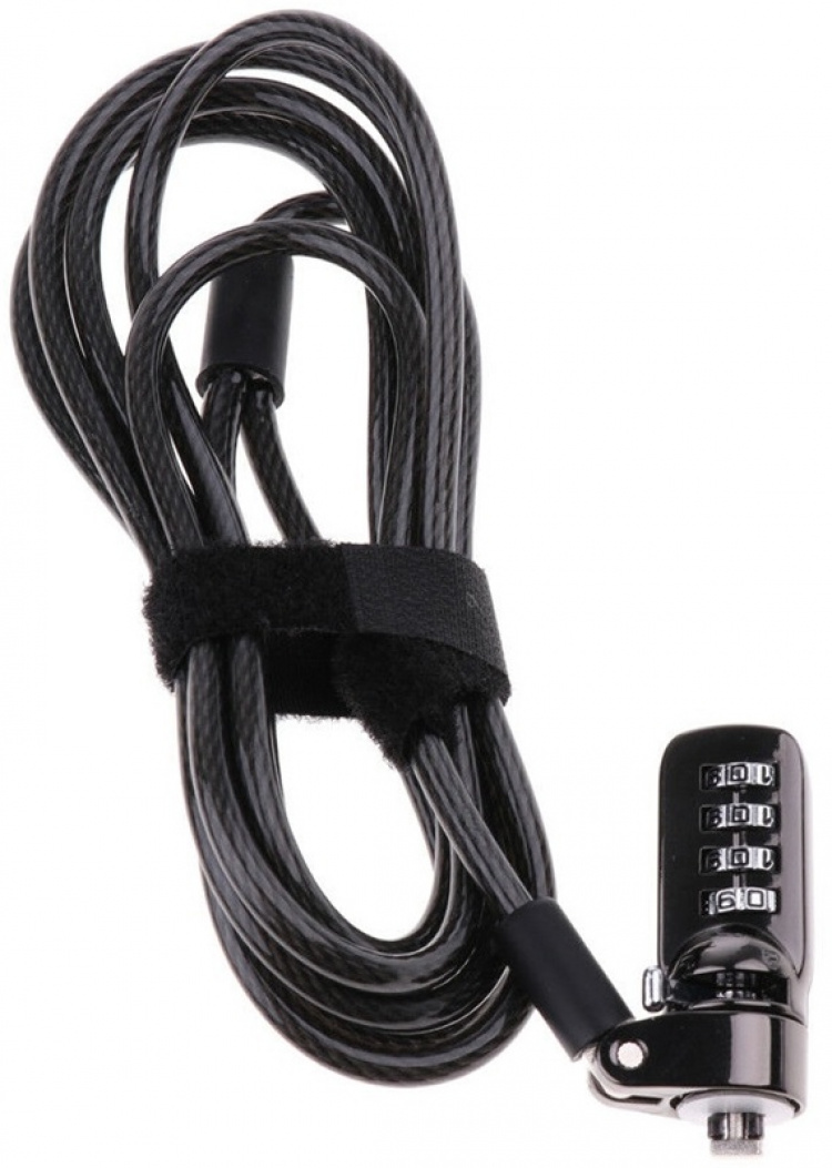 Universalt datorlås med kodlås, 1,9m Universalt datorlås med kodlås, 1,9m