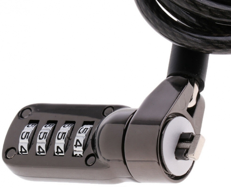 Universalt datorlås med kodlås, 1,9m Universalt datorlås med kodlås, 1,9m