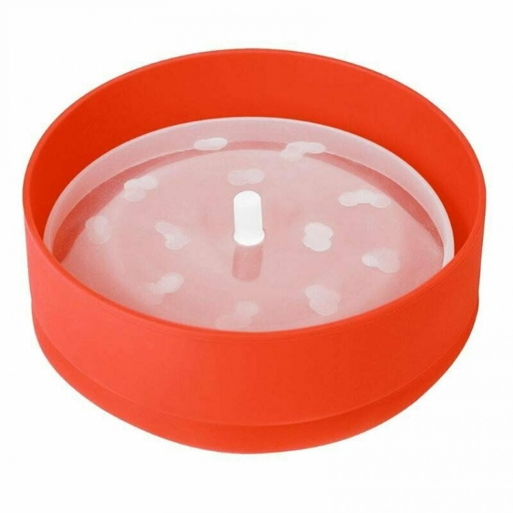 Mikroskål till popcorn, orange