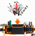 Verktygsbälte, Svart/orange