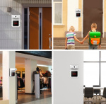 Väggfäst Febertermometer med IR-teknik, perfekt för kontor Väggfäst Febertermometer med IR-teknik, perfekt för kontor