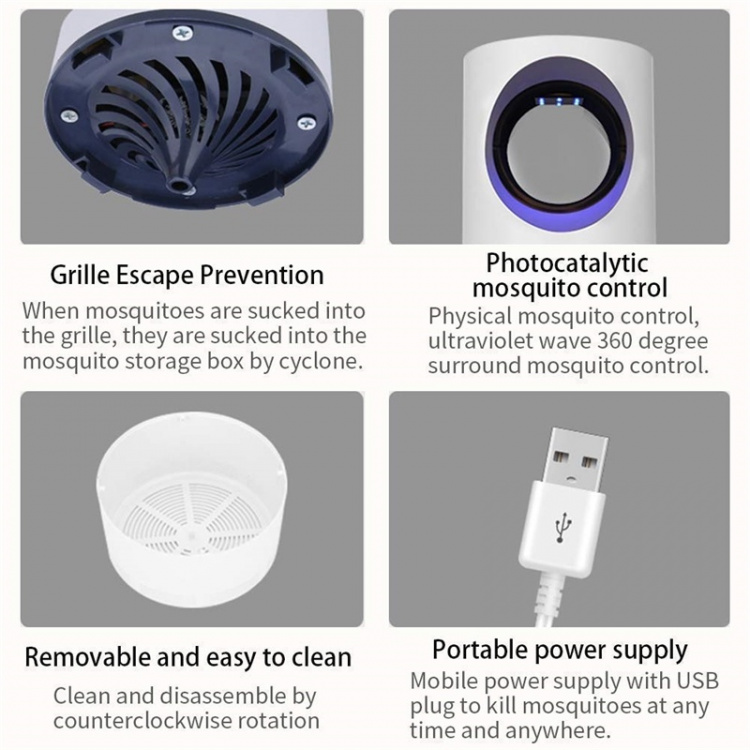 Effektiv myggdödare, Vit