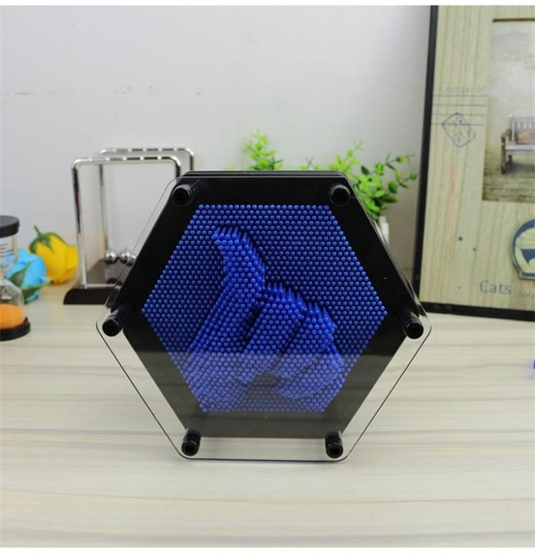 Pinart - Tredimensionell Stiftskulptur, Blå