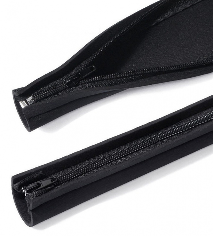 4-pack Kabelskydd med dragkedja, Svart 4-pack Kabelskydd med dragkedja, Svart