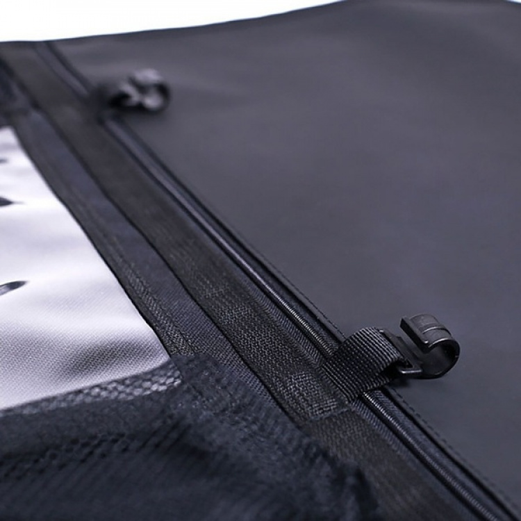 Sparkskydd med förvaringsfack, hängkrok till bilen, Svart