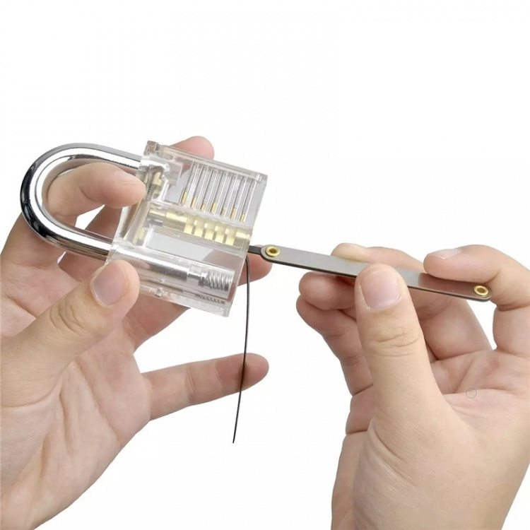 25 delars dyrkset med transparent lås 25 delars dyrkset med transparent lås