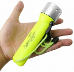 Ficklampa som passar till dykning, Gul Ficklampa som passar till dykning, Gul