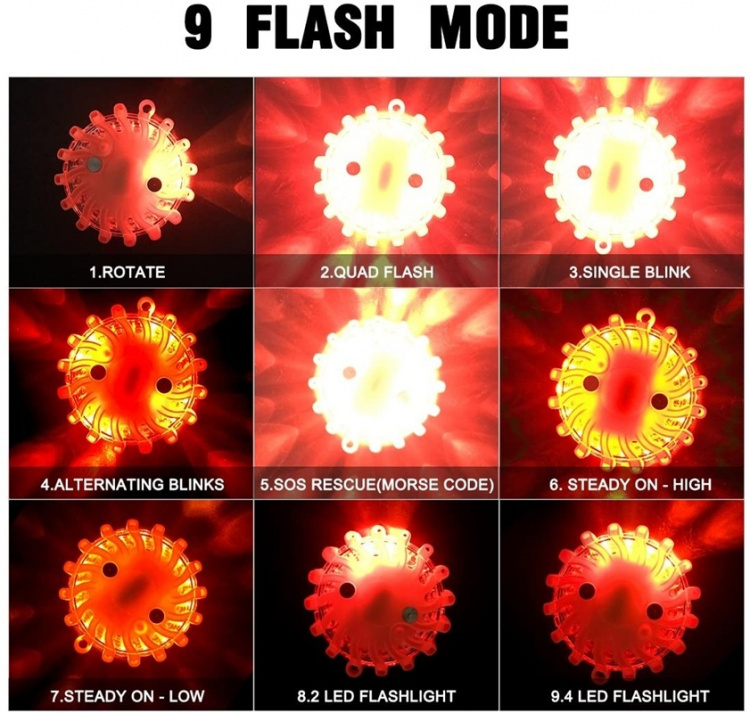 Nödbelysning LED med magnet