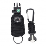 Överlevnadskit med 12 tillbehör - Svart Överlevnadskit med 12 tillbehör - Svart