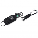 Överlevnadskit med 12 tillbehör - Svart Överlevnadskit med 12 tillbehör - Svart