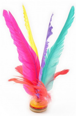 Jianzi, Fjäder fotboll - Fjäderboll