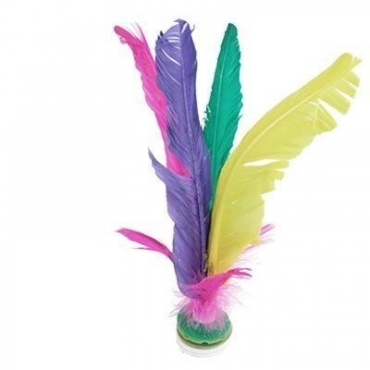 Jianzi, Fjäder fotboll - Fjäderboll