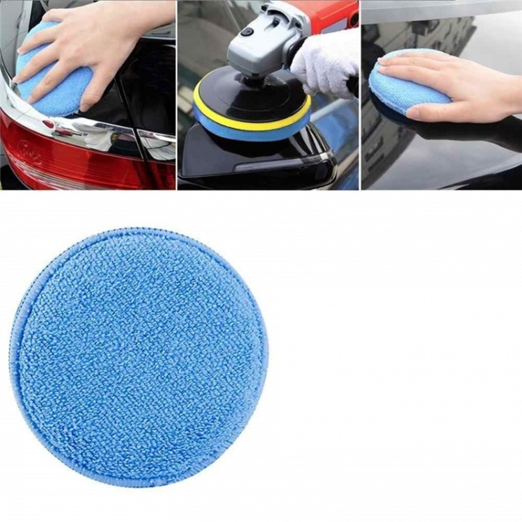 Microfiber svamp för applicering utav vax, 10-pack