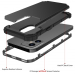 Stöttåligt skal till iPhone 12 mini, Rosa