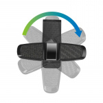 Klämma för solglasögon till bil, Svart