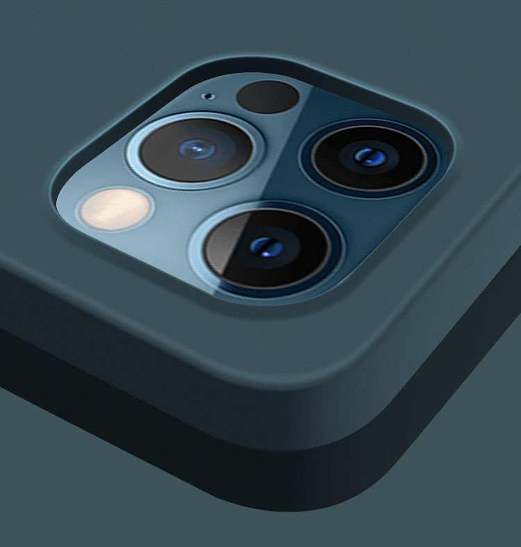 Mobilskal i silikon till iPhone 12 Pro Max, Röd