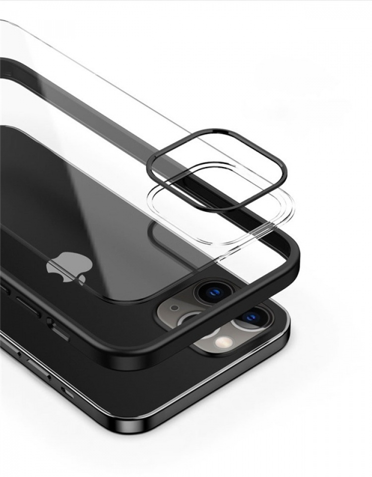 Elegant mobilskal till iPhone 12 mini, Svart