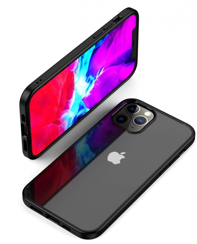 Elegant mobilskal till iPhone 12 mini, Svart