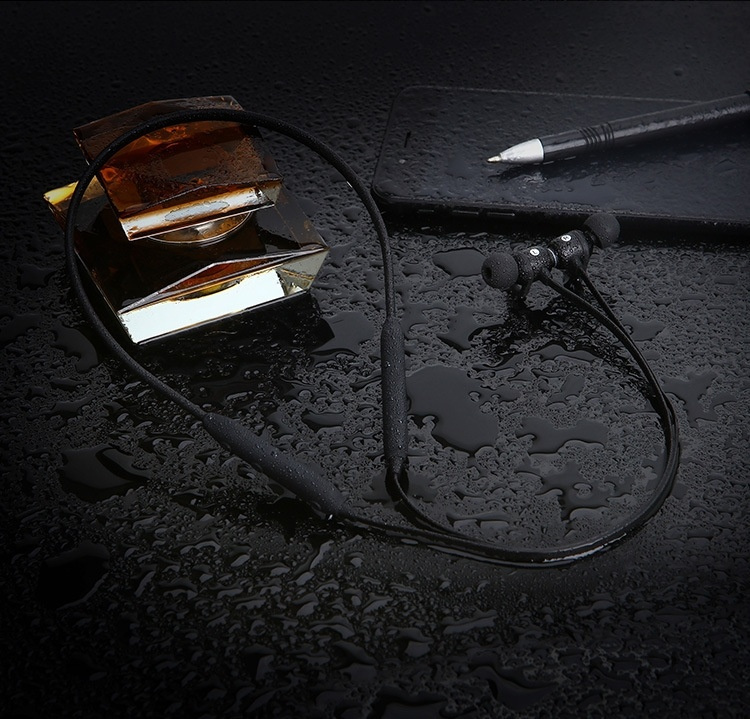 Trådlösa Sporthörlurar, Bluetooth, Svart