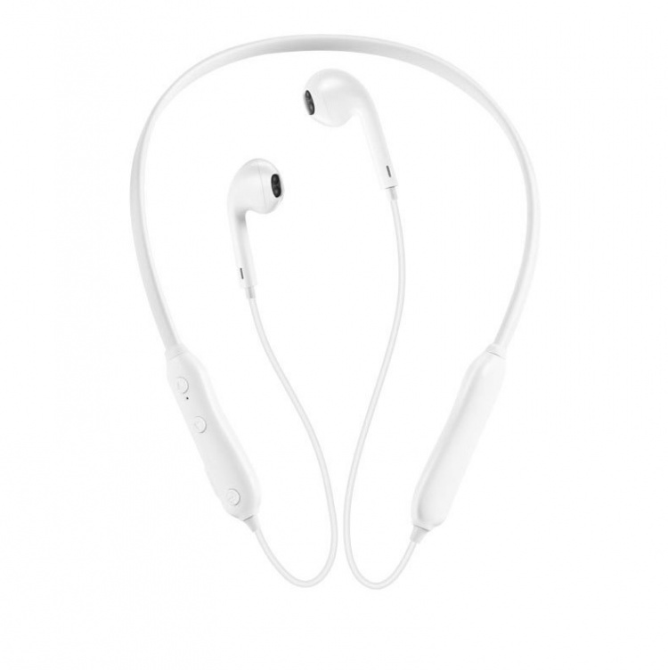 Trådlösa Sporthörlurar, Bluetooth, Vit