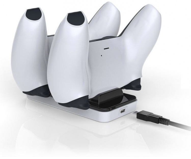 Dobe Dubbel Laddstation till 2st PS5 DualSense Kontroller Dobe Dubbel Laddstation till 2st PS5 DualSense Kontroller
