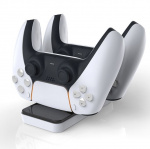 Dobe Dubbel Laddstation till 2st PS5 DualSense Kontroller Dobe Dubbel Laddstation till 2st PS5 DualSense Kontroller