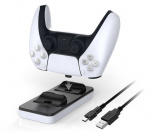 Dobe Trådlös Laddstation till PS5 DualSense kontroller