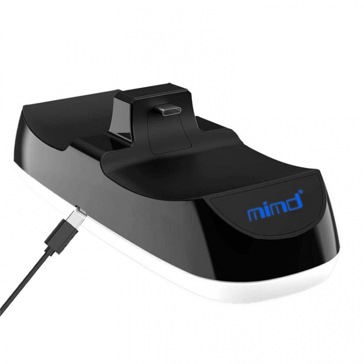 Laddstation till 2 x PS5 DualSense kontroller