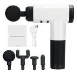 Massagepistol - Lindrar stela och spända muskler, Vit