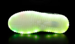 LED Sneakers med snörning strl 29, Svarta