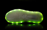 LED Sneakers med snörning strl 32, Svarta