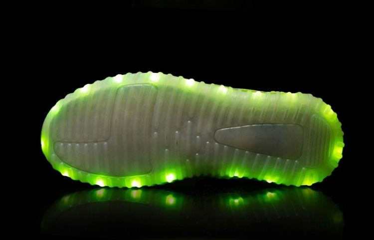 LED Sneakers med snörning strl 33, Svarta LED Sneakers med snörning strl 33, Svarta